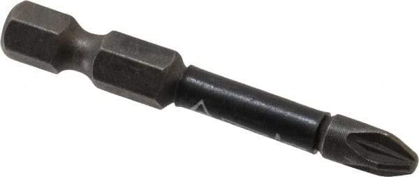 Wera - PZ.2 Posidriv Screwdriver Bit - 1/4" Hex Drive, 2" OAL - All Tool & Supply