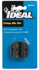 Ideal - Terminal Crimper - Insulated Terminal 22-10 AWG - Die Set Only Style - All Tool & Supply