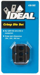 Ideal - RG-59, RG-6 Crimping Die Set - Use with Crimpmaster Ratcheting Crimp Tool - All Tool & Supply