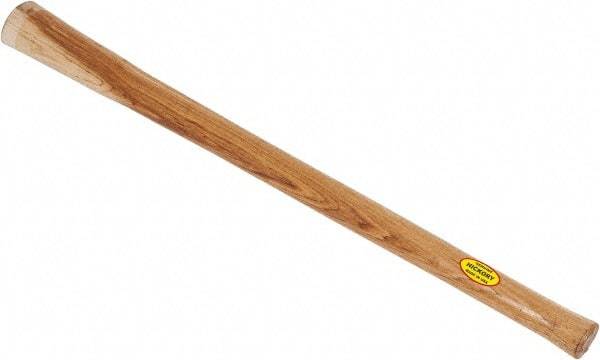 Made in USA - 36" Long Replacement Handle for Railroad/Clay Pick - 3" Eye Length x 2" Eye Width, Hickory, 5 Lb Capacity, Material Grade Type B - All Tool & Supply