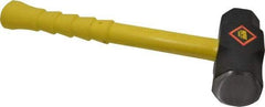 NUPLA - 8 Lb Head, 16" Long Sledge Hammer - Steel Head, 2-1/4" Face Diam, Fiberglass Handle - All Tool & Supply