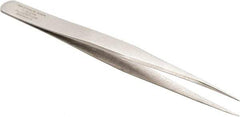 Aven - 4-1/4" OAL 3C-SA Precision Tweezers - Straight, Subminiature Assembly - All Tool & Supply