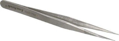 Aven - 4-3/4" OAL 3-SA Precision Tweezers - Straight, Subminiature Assembly - All Tool & Supply