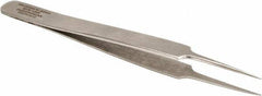 Aven - 4-1/2" OAL 5-SA Precision Tweezers - Tapered Ultra Fine, Subminiature Assembly - All Tool & Supply