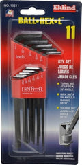 Eklind - 11 Piece L-Key Ball End Hex Key Set - All Tool & Supply