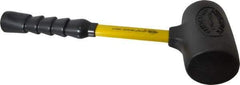 NUPLA - 4 Lb Head 2-3/4" Face Nonmarring Hammer - 13" OAL, Fiberglass Handle - All Tool & Supply