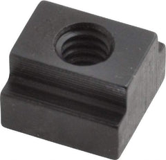 Gibraltar - 1/4-20 Blind Tapped T Slot Nut - 3/8" Slot Width, 9/16 x 15/64" Base Width x Height, 9/16 x 3/8" OAL x Height - All Tool & Supply