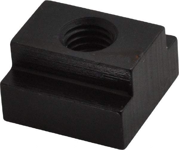 Gibraltar - 1/2-13 Tapped Through T Slot Nut - 3/4" Slot Width, 1-1/4 x 15/32" Base Width x Height, 1-1/4 x 3/4" OAL x Height - All Tool & Supply