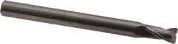 OSG - 3/16", 2 Flute, Single End, Solid Carbide, 0.02" Corner Radius End Mill - 2" OAL, 30° Helix, Right Hand Flute, 5/16" LOC, Right Hand Cut - All Tool & Supply