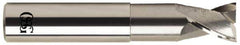 OSG - 5/8", 2 Flute, Single End, Solid Carbide, 0.03" Corner Radius End Mill - 3-1/2" OAL, 30° Helix, Right Hand Flute, 5/8" LOC, Right Hand Cut, 1-5/8" Extended Reach - All Tool & Supply