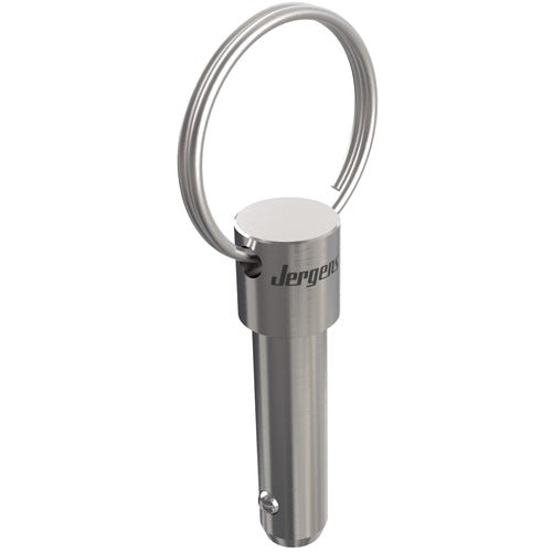 ‎3/16″ Pin Diameter, 1-1/2″ Grip Length, Heavy Duty Marine Hitch Detent Pin Kwik-Lok Pin, Stainless Steel