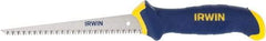 Irwin - 6-1/2" High Carbon Steel Blade Drywall Saw - Wood Handle, Ergonomic, 13-5/8" OAL - All Tool & Supply