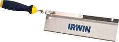 Irwin - 10" High Carbon Steel Blade Dovetail Saw - Plastic Handle, Ergonomic, 17-1/4" OAL - All Tool & Supply