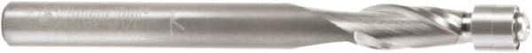 Amana Tool - 1/4" Cut Diam, 1/2" Length of Cut, 2 Flute Flush Trim Edge Profile Router Bit - Solid Carbide, 1/4" Shank Diam, 1-1/2" Shank Length, 2-3/4" OAL, Uncoated - All Tool & Supply