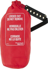 Master Lock - Lockout Cinch Bags, Wheel Locks & Lockable Covers Device Type: Lockout Cinch Bag Language: English/Spanish - All Tool & Supply