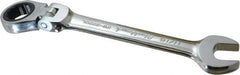 Blackhawk by Proto - 11/16" 12 Point Flexhead Combination Wrench - 15° Head Angle, 7-1/2" OAL, Steel, Chrome Finish - All Tool & Supply