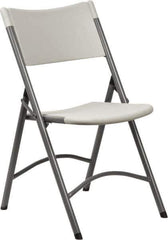 NPS - 18" Wide x 16-5/8" Deep x 32" High, Molded Resin Folding Chair - Gray - All Tool & Supply