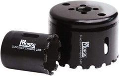 M.K. MORSE - 6-3/8" Diam, 1-15/16" Cutting Depth, Hole Saw - Carbide Grit Saw, Gulleted Edge - All Tool & Supply