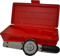 Proto - 3/8" Drive Dial Torque Wrench - 50 Ft/Lb Torque, 10-1/4" OAL, Fixed Head - All Tool & Supply