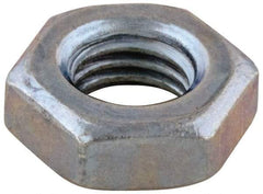 Value Collection - 1/4-20 UNC Steel Right Hand Machine Screw Hex Nut - 7/16" Across Flats, 7/32" High, Zinc-Plated Finish - All Tool & Supply