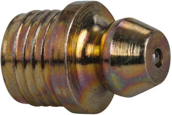 Value Collection - Straight Head Angle, 5/16 Thread Steel Drive-In Grease Fitting - All Tool & Supply