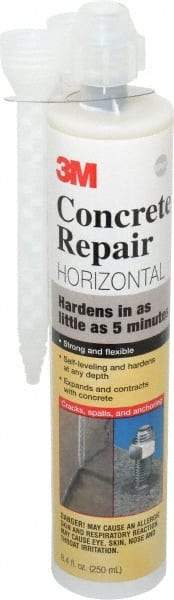 3M - 8.4 oz Cartridge Gray Urethane Filler/Repair Caulk - -60 to 250°F Operating Temp, 4 min Tack Free Dry Time, 1 hr Full Cure Time, Series 600 - All Tool & Supply