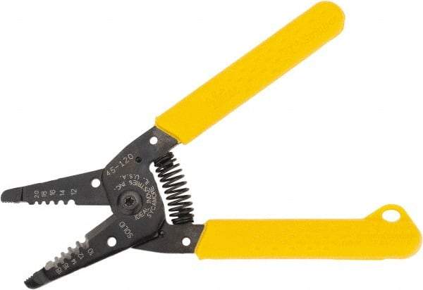 Ideal - 18 to 10 AWG Wire Stripper - 6 Inch Overall Length, 18 AWG Min, Plastic Cushion Handle - All Tool & Supply