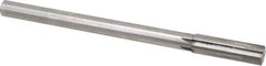 Made in USA - 0.634" Carbide-Tipped 6 Flute Chucking Reamer - Straight Flute, 9/16" Straight Shank, 2-1/4" Flute Length, 9" OAL - All Tool & Supply