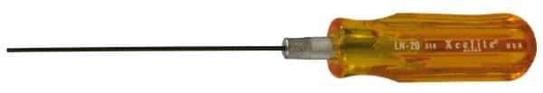 Xcelite - 0.05" Standard Hex Driver - 4" Bade Length, Standard Handle, 6-5/8" OAL - All Tool & Supply