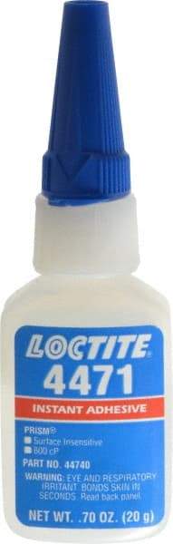 Loctite - 0.70 oz Bottle Clear Instant Adhesive - Series 4471 - All Tool & Supply