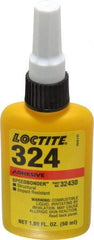 Loctite - 50 mL Bottle Structural Adhesive - 5 min Working Time, 3,000 to 3,600 psi Shear Strength, Series 324 - All Tool & Supply