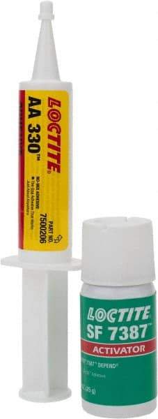 Loctite - 25 mL Aerosol Two Part Acrylic Adhesive - 5 min Working Time, Series 330 - All Tool & Supply