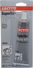 Loctite - 80 mL Tube White RTV Silicone Joint Sealant - 30 min Tack Free Dry Time, 24 hr Full Cure Time, Series 135 - All Tool & Supply