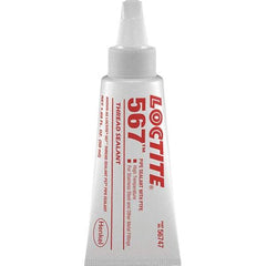 Loctite - 50 mL Tube White Pipe Sealant - 450°F Max Working Temp, High Performance Sealant for Metal Fittings - All Tool & Supply