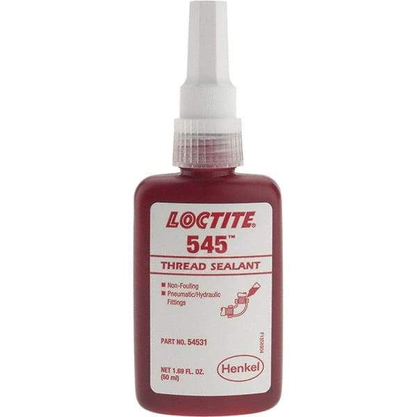 Loctite - 50 mL Bottle, Purple, Liquid Threadlocker - Series 545, 24 hr Full Cure Time, Hand Tool Removal - All Tool & Supply