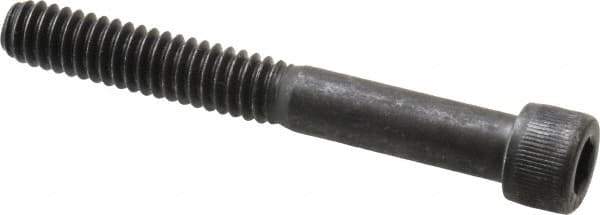 Value Collection - 1/4-20 UNC Hex Socket Drive, Socket Cap Screw - Alloy Steel, Black Oxide Finish, Partially Threaded, 2" Length Under Head - All Tool & Supply