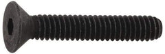 Value Collection - #6-32 UNC Hex Socket Drive, Flat Screw - Alloy Steel, Black Oxide Finish, 3/8" OAL - All Tool & Supply