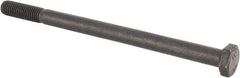 Value Collection - M12x1.75mm Metric Coarse, 180mm Length Under Head Hex Head Cap Screw - Partially Threaded, Grade 8.8 Steel, Uncoated, 19mm Hex - All Tool & Supply