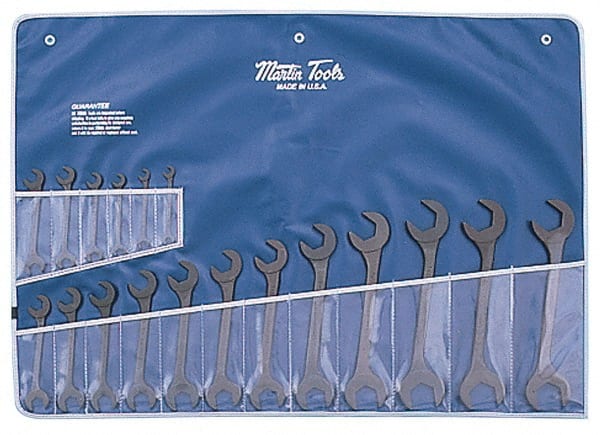 Martin Tools - 18 Piece, 3/8 to 1-1/2" Hydraulic Wrench Set - All Tool & Supply