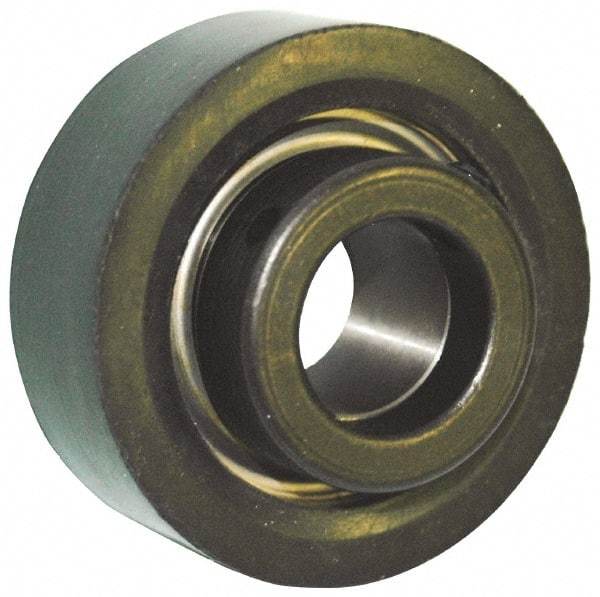 Browning - 15/16" ID x 2-17/32" OD, 2,801 Lb Dynamic Capacity, Eccentric Locking Insert Bearing - Rubber Grommet Housing, 52100 Steel Insert, 1" Race Width, 1,651 Lb Static Capacity - All Tool & Supply