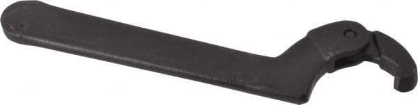 Martin Tools - 3/4" to 2" Capacity, Adjustable Hook Spanner Wrench - 6-3/8" OAL, 1/8" Hook Pin Height - All Tool & Supply