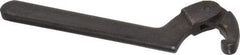 Martin Tools - 1-1/4" to 3" Capacity, Adjustable Hook Spanner Wrench - 8-1/8" OAL, 5/32" Hook Pin Height - All Tool & Supply