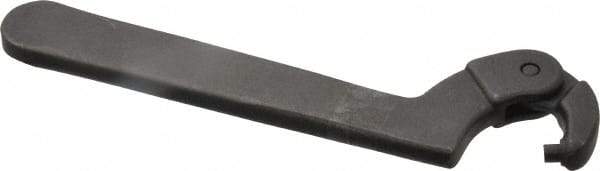 Martin Tools - 3/4" to 2" Capacity, Adjustable Pin Spanner Wrench - 6-3/8" OAL, 5/32" Hook Pin Height - All Tool & Supply