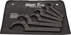 Martin Tools - 3/4" to 6-1/4" Capacity, Pin Spanner Wrench Set - Adjustable - All Tool & Supply