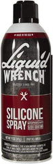 Liquid Wrench - 15 oz Aerosol Silicone Lubricant - Clear Yellow - All Tool & Supply