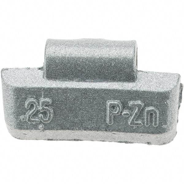 Perfect Equipment - 0.25 oz P Wheel Weight - Zinc, For Use with Automotive & Light Trucks - All Tool & Supply