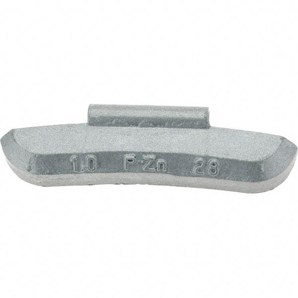 Perfect Equipment - 1 oz P Wheel Weight - Zinc, For Use with Automotive & Light Trucks - All Tool & Supply