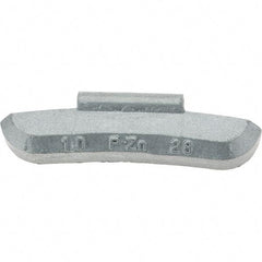 Perfect Equipment - 1 oz P Wheel Weight - Zinc, For Use with Automotive & Light Trucks - All Tool & Supply