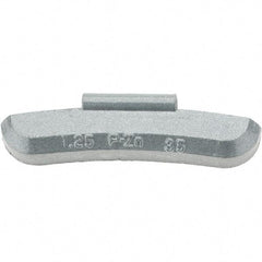 Perfect Equipment - 1.25 oz P Wheel Weight - Zinc, For Use with Automotive & Light Trucks - All Tool & Supply