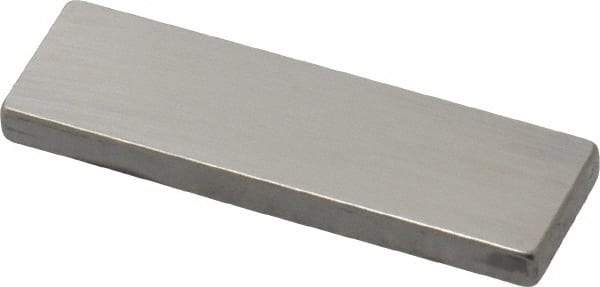 Mitutoyo - 0.1007" Rectangular Steel Gage Block - Accuracy Grade AS-1, Includes Certificate of Inspection - All Tool & Supply